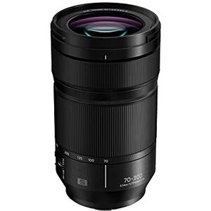 Panasonic Lumix S-R70300E Teleobiettivo Zoom 70-300 mm, F4.5-5.6 Macro O.I.S. Nero Panasonic Lumix S-R70300E Teleobiettivo Zoom 70-300 mm, F4.5-5.6 Macro O.I.S. Nero