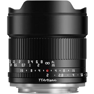 TTARTISAN APS-C Obiettivo con corpo in metallo F2, 10 mm, compatibile con attacco RF Canon, colore: Nero TTARTISAN APS-C Obiettivo con corpo in metallo F2, 10 mm, compatibile con attacco RF Canon, colore: Nero