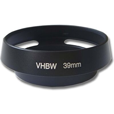 vhbw Parasole per obiettivo 39 mm Cache, Nero, Metallo, Rotondo vhbw Parasole per obiettivo 39 mm Cache, Nero, Metallo, Rotondo