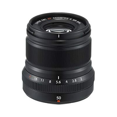 Fujifilm FUJINON XF 50mmF2 R WR Obiettivo 50mm, f/2, Resistente Intemperie, Attacco X Mount, Nero Fujifilm FUJINON XF 50mmF2 R WR Obiettivo 50mm, f/2, Resistente Intemperie, Attacco X Mount, Nero