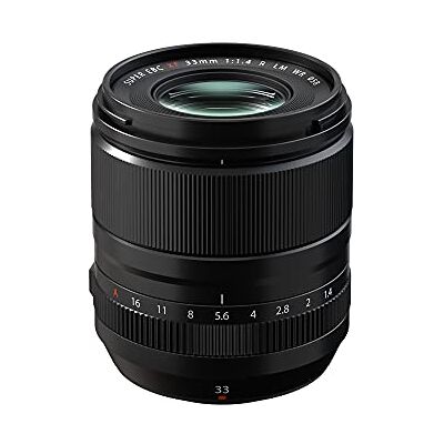 Fujifilm FUJIONON XF33mmF1.4 R LM WR Obiettivo per Mirrorless 33mm, f/1.4, Resistente Intemperie, Linear Motor, Attacco X Mount, Nero Fujifilm FUJIONON XF33mmF1.4 R LM WR Obiettivo per Mirrorless 33mm, f/1.4, Resistente Intemperie, Linear Motor, Attacco X Mount, Nero