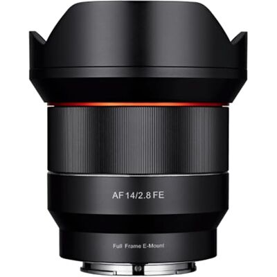 Samyang Obiettivo grandangolare F2.8 AF da 14 mm, full frame per Canon EF Samyang Obiettivo grandangolare F2.8 AF da 14 mm, full frame per Canon EF