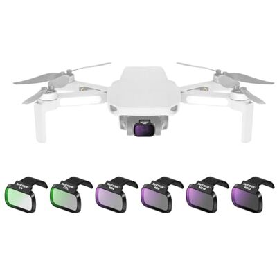 NEEWER Set Filtri ND(6pz) Compatibile con DJI Mini 4K/2/Mavic/SE/2 SE, Accessori Lenti Droni, Filtro a Densità Neutra ND4/ND8/ND16/ND32 CPL UV a Scatto, Vetro HD Multistrato, Sicuro per Gimbal, FL-B31 NEEWER Set Filtri ND(6pz) Compatibile con DJI Mini 4K/2/Mavic/SE/2 SE, Accessori Lenti Droni, Filtro a Densità Neutra ND4/ND8/ND16/ND32 CPL UV a Scatto, Vetro HD Multistrato, Sicuro per Gimbal, FL-B31