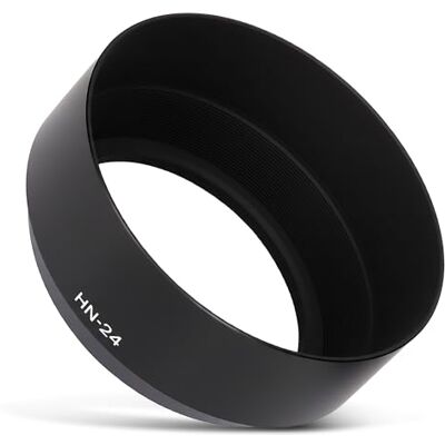 CELLONIC Paraluce Compatibile con Nikon Nikkor con Filettatura a Vite HN-24 Lens Hood in Metallo Protegge l'obiettivo e la Lente da Urti e Graffi CELLONIC Paraluce Compatibile con Nikon Nikkor con Filettatura a Vite HN-24 Lens Hood in Metallo Protegge l'obiettivo e la Lente da Urti e Graffi