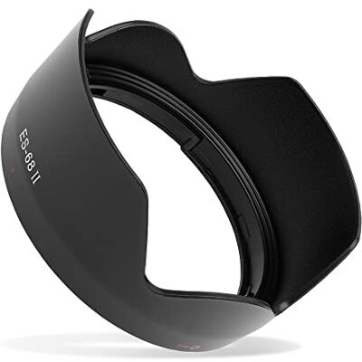 CELLONIC Paraluce Compatibile con Canon EF 50mm f/1.8 STM baionetta ES-68 II Lens Hood in Materiale Sintetico Protegge l'obiettivo e la Lente da Urti e Graffi CELLONIC Paraluce Compatibile con Canon EF 50mm f/1.8 STM baionetta ES-68 II Lens Hood in Materiale Sintetico Protegge l'obiettivo e la Lente da Urti e Graffi