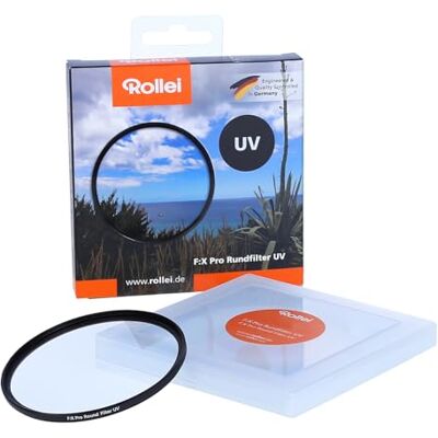 Rollei F:X Pro Filtro rotondo (112 mm, filtro UV), filtro a vite in vetro Gorilla® con elevata precisione del colore e libertà di riflessione Rollei F:X Pro Filtro rotondo (112 mm, filtro UV), filtro a vite in vetro Gorilla® con elevata precisione del colore e libertà di riflessione