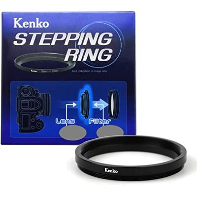 Kenko Accessorio Stepping Ring 52 mm-48 mm per obiettivo, anello di adattamento, per filtri più piccoli rispetto al diametro dell'obiettivo, 898833 Kenko Accessorio Stepping Ring 52 mm-48 mm per obiettivo, anello di adattamento, per filtri più piccoli rispetto al diametro dell'obiettivo, 898833