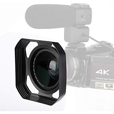 VBESTLIFE Paraluce per Fotocamera DV da 37 mm / 72 mm, Parasole/Schermo Riduce Il riflesso e l'abbagliamento dell'obiettivo Blocca la Luce Solare in eccesso VBESTLIFE Paraluce per Fotocamera DV da 37 mm / 72 mm, Parasole/Schermo Riduce Il riflesso e l'abbagliamento dell'obiettivo Blocca la Luce Solare in eccesso