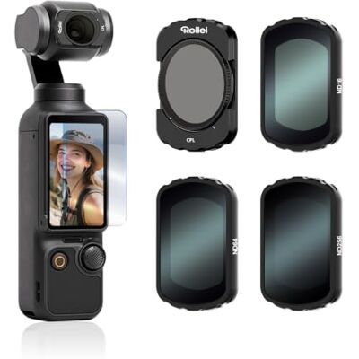 Rollei Filtro per DJI Osmo Pocket 3 & 4, ND 16/64/256 +CPL Rollei Filtro per DJI Osmo Pocket 3 & 4, ND 16/64/256 +CPL