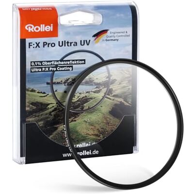 Rollei Filtro di Protezione UV, F:X Pro Ultra 67 mm Filtro UV per Obiettivi Filtri Rotondi 36 Strati di Rivestimento Speciale Trasmittanza del 99,9% per Fotocamere ad Alte Prestazioni 150 Megapixel Rollei Filtro di Protezione UV, F:X Pro Ultra 67 mm Filtro UV per Obiettivi Filtri Rotondi 36 Strati di Rivestimento Speciale Trasmittanza del 99,9% per Fotocamere ad Alte Prestazioni 150 Megapixel
