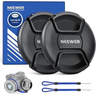 NEEWER 52mm Kit Tappi Obiettivo (2 pack) NEEWER 52mm Kit Tappi Obiettivo (2 pack)
