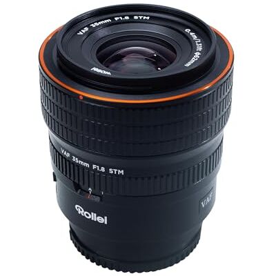 Rollei AF 35 mm F/1.8 Obiettivo Full Frame per Sony FE con Autofocus STM Corpo in Metallo 476g Compatibile con APS-C FX30/ZV-E10/A6000–A6700/A5000/A5100 e Pieno Formato ZV-E1/FX3/A1/A1II/A9/A7 Serie Rollei AF 35 mm F/1.8 Obiettivo Full Frame per Sony FE con Autofocus STM Corpo in Metallo 476g Compatibile con APS-C FX30/ZV-E10/A6000–A6700/A5000/A5100 e Pieno Formato ZV-E1/FX3/A1/A1II/A9/A7 Serie