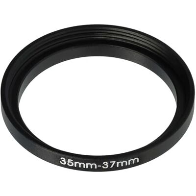 vhbw anello step-up 35mm 37mm per obiettivo fotocamera Adattatore filtro, metallo nero vhbw anello step-up 35mm 37mm per obiettivo fotocamera Adattatore filtro, metallo nero