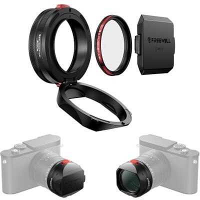 FREEWELL Il vero paraluce per Leica Q3 43 – CPL/filtro nebbia, funzionamento con filtro touchless e design ribaltabile FREEWELL Il vero paraluce per Leica Q3 43 – CPL/filtro nebbia, funzionamento con filtro touchless e design ribaltabile