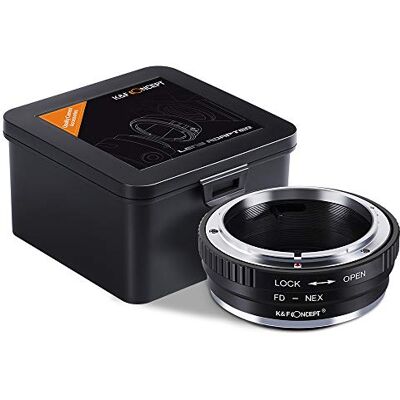 K&F CONCEPT Manuale Anello Adattatore FD-NEX per Obiettivo di Compatibile con Canon FD FL a Fotocamera di Compatibile con Sony Alpha NEX E-Mount NEX-7 NEX-6 NEX-5N K&F CONCEPT Manuale Anello Adattatore FD-NEX per Obiettivo di Compatibile con Canon FD FL a Fotocamera di Compatibile con Sony Alpha NEX E-Mount NEX-7 NEX-6 NEX-5N