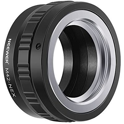 NEEWER Adattatore per obiettivo M42 per fotocamera Sony NEX E-Mount, compatibile con Sony A7 A7S/A7SII A7R/A7RII A7II A3000 A6000 A6300 NEX-3 NEX-3C NEX-5 NEX-5C NEX-5N NEX-5R NEX-6 NEX-7 NEX-VG10/20 NEEWER Adattatore per obiettivo M42 per fotocamera Sony NEX E-Mount, compatibile con Sony A7 A7S/A7SII A7R/A7RII A7II A3000 A6000 A6300 NEX-3 NEX-3C NEX-5 NEX-5C NEX-5N NEX-5R NEX-6 NEX-7 NEX-VG10/20