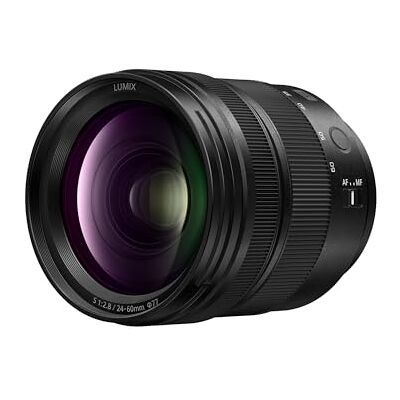 Panasonic LUMIX S Obiettivo 24-60mm, Montatura L, Obiettivo a Diaframma Costante F2.8 per Fotocamera Mirrorless Full Frame, Nero Panasonic LUMIX S Obiettivo 24-60mm, Montatura L, Obiettivo a Diaframma Costante F2.8 per Fotocamera Mirrorless Full Frame, Nero