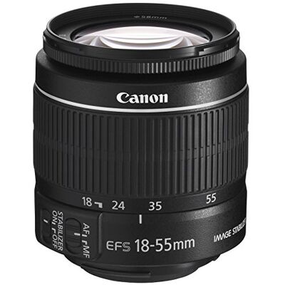 Canon EF-S 18-55mm 1:3.5-5.6 IS Obiettivo Zoom Universale (58 mm, stabilizzato), rivestimento Super Spectra Canon EF-S 18-55mm 1:3.5-5.6 IS Obiettivo Zoom Universale (58 mm, stabilizzato), rivestimento Super Spectra
