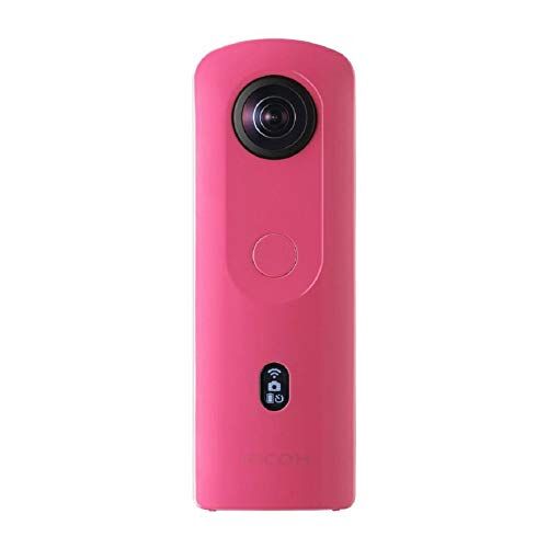 Ricoh THETA SC2 PINK 360°Fotocamera 4K Video con stabilizzazione dell'immagine Alta qualità di trasferimento dati ad alta velocità Bella visione notturna ripresa con basso rumore