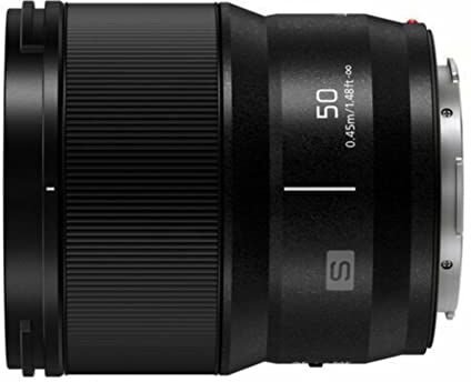 Panasonic LUMIX Obiettivo per fotocamera serie S, 50 mm F1.8 con attacco a L, obiettivo intercambiabile per fotocamere digitali mirrorless full frame, S-S50, nero