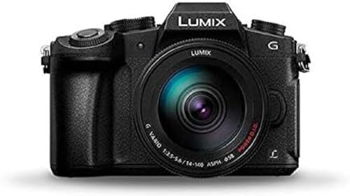 Panasonic Lumix DMC-G80HAEGK DSLM Macchina Fotografica, Sensore MOS 16MP, Modalità 4K, Sistema Dual Image Stabilizer a 5 assi, Post Focus, Focus Stacking, Obiettivo 14-140 mm Incluso, Nero