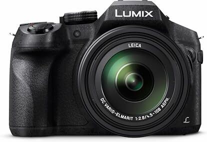 Panasonic Lumix DMC-FZ330EBK Fotocamera Bridge con zoom 25-600 mm e gamma completa F2.8, colore: Nero