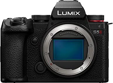 Panasonic Lumix Dc-S5 II Corpo Macchina Mirrorless Full Frame, 4K 60P E 6K 30P, Schermo Ribaltabile, Wi-Fi, Af Ibrido Di Fase Con 779 Punti, Is Attivo, Nero