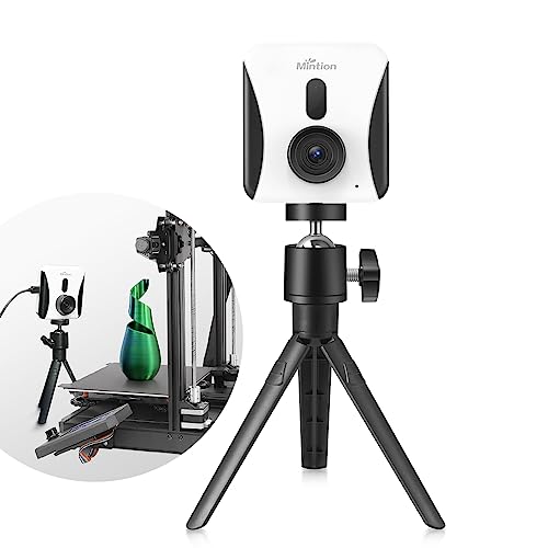 Mintion Beagle Camera V2, fotocamera per stampante 3D migliorata, controllo remoto WiFi, Plug & Play, messa a fuoco manuale e zoom digitale, video time-lapse, per stampante 3D Ender 3 Pro V2, ecc