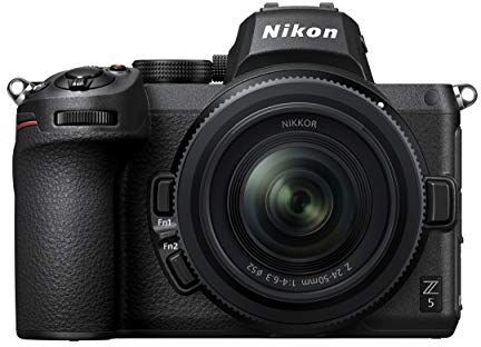 Nikon Kit fotocamera mirrorless Z5 + Z 24-50mm (AF ibrido a 273 punti, stabilizzazione ottica dell'immagine in-body a 5 assi, film 4K, slot per schede doppie) VOA040K001