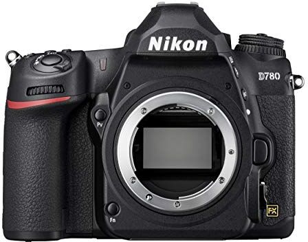 Nikon D780 Body Fotocamera Reflex Digitale, 24.5 MP, CMOS FX Full Frame, 2 Slot Card SD, Face Detect in AF Live View, Mirino Ottico, fino a 12 FPS, Lexar SD 64GB 800x (Nital Card)