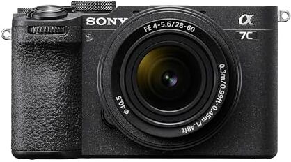 Sony Alpha 7CII di    Fotocamera mirrorless full-frame (compatta, 33 MP, autofocus in tempo reale, 10 fps, video in 4K, display touch orientabile) + Lente SEL2860, zoom 28-60mm F4-5.6 (Nero)