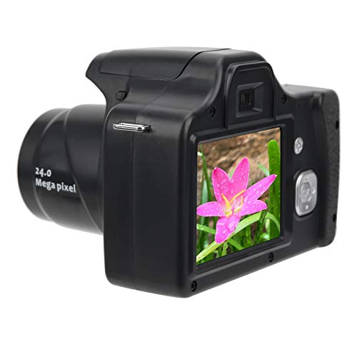 Annadue Fotocamera Digitale, Schermo LCD TFT da 3,0 Pollici, Fotocamera Reflex HD con Zoom 18X, Videocamera FHD 1080P, Fotocamera Digitale Portatile a Lunghezza Focale Lunga per Foto/Video(Standard)