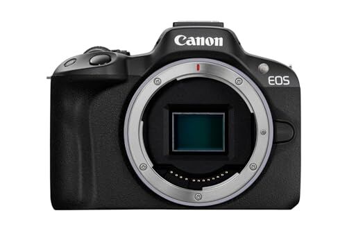 Canon EOS R50 + RF-S 18-45mm F4.5-6.3 IS STM Creator Kit, con Microfono Stereo  DM-E100 e Tripod grip HG-100TBR