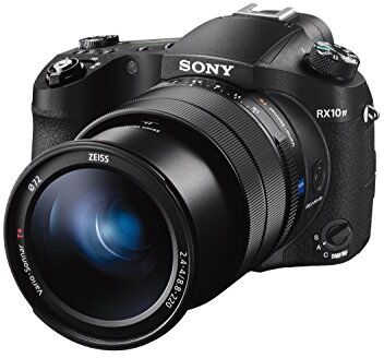 Sony RX10 IV Fotocamera compatta avanzata (sensore tipo 1.0, obiettivo Zeiss F2.8-4.0 24-600 mm, messa a fuoco automatica veloce da 0,03 s, registrazione filmati 4K) Nero