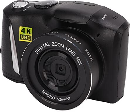 Annadue Fotocamera Digitale 4K, Videocamera Videocamera 48MP HD con Schermo LCD IPS da 3,2 Pollici, Zoom Ottico Digitale 16X, Fotocamera Vlogging, Fotocamera Vlogging per Viaggi