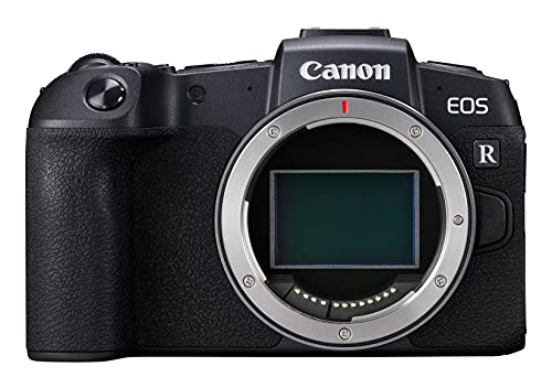 Canon EOS RP mirrorless Full-Frame nera, body (26,2 Mp, 5 fps, processore Digic 8, video 4K UHD, Dual pixel CMOS AF, Display touchscreen orientabile da 7,5 cm, Wi-Fi, Bluetooth)