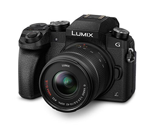 Panasonic , System Camera DMC-Lumix (16 Megapixel, video 4K, Touchscreen da 7,5 cm (3 pollici), WiFi) nero