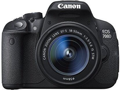 Canon EOS 700D + EF-S 18-55mm 18MP CMOS 5184 x 3456Pixels Nero (Ricondizionato)