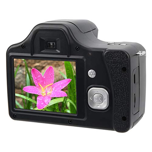 wendeekun Fotocamera Reflex Digitale, Fotocamera Digitale Portatile con Schermo LCD da 3,0 Pollici, Microfono Integrato, Teleobiettivo Ad Alta Definizione con Zoom 18X, Sensore CMOS da 24 MP,(edizione standard)