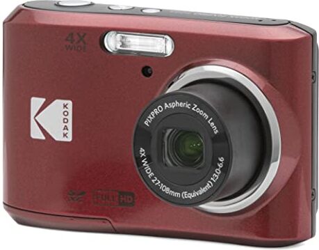 Kodak PIXPRO FZ45 1/2.3" Fotocamera compatta 16 MP CMOS 4608 x 3456 Pixel Rosso