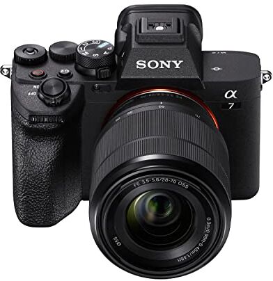 Sony Alpha 7 IV Kit Fotocamera Mirrorless Full-Frame 33 Mp Con Obiettivo  28-70 Mm F3.5-5.6, Nero