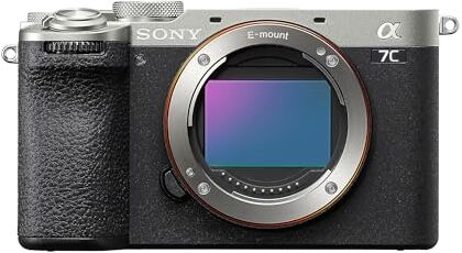 Sony Alpha 7CII di    Fotocamera mirrorless full-frame (compatta, 33 MP, autofocus in tempo reale, 10 fps, video in 4K, display touch orientabile), Argento