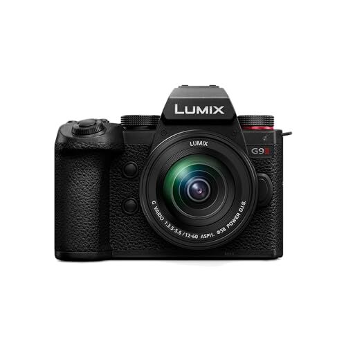 Panasonic LUMIX DC-G9M2ME Fotocamera Mirrorless Micro Quattro Terzi con Obiettivo Lumix G Vario 12-60mm F3.5-5.6, 25.2MP, 4K 120p/100p e 5.7K 30p/25p, Phase Hybrid AF, OLED LVF