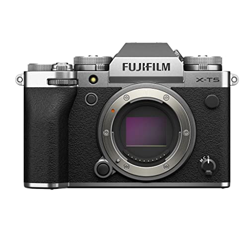 Fujifilm X-T5 Fotocamera Mirrorless 40MP (Pixel Shift Multi Shot 160MP), Sensore X-Trans CMOS 5 HR, Stabilizzatore IBIS, Filmati 6.2K 30p, Mirino EVF, Schermo LCD 3" tiltabile,Argento,16782272