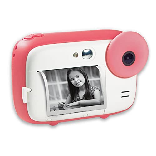 AgfaPhoto Agfa Realikids Fotocamera istantanea, 3 rotoli di carta termica, colore: Rosa