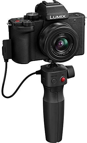 Panasonic Lumix DC-G100VEG-K DSLM Macchina Fotografica, Sensore CMOS 20.3MP, Video 4K, Hybrid IS a 5 Assi, Tecnologia OZO Audio Nokia, Modalità Video Selfie, Hand Grip/Treppiede, Nero