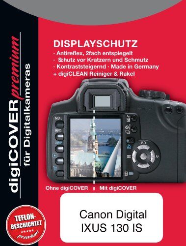 Canon DigiCover Screen Protector Premium f/  Digital IXUS 130 IS Macchina fotografica