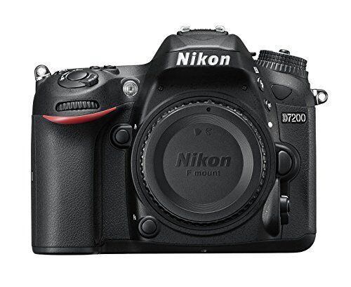 Nikon D7200 Fotocamera Reflex Digitale, 24,72 Megapixel, Wi-Fi Incorporato, NFC, Nero [Versione EU] (Ricondizionato)