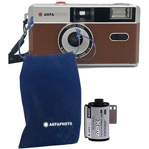 AgfaPhoto Fotocamera analogica da 35 mm, set con pellicola negativa in bianco e nero + batteria AgfaPhoto Fotocamera analogica da 35 mm, set con pellicola negativa in bianco e nero + batteria