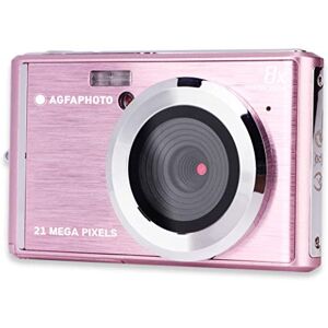 AgfaPhoto AGFA PHOTO Realishot DC5200 Fotocamera Compatta, 21MP, Schermo LCD 2,4", Zoom Digitale 8x, Video HD 720p, Batteria al Litio, Schede SD, Modalità Scena Rosa AgfaPhoto AGFA PHOTO Realishot DC5200 Fotocamera Compatta, 21MP, Schermo LCD 2,4", Zoom Digitale 8x, Video HD 720p, Batteria al Litio, Schede SD, Modalità Scena Rosa